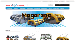 Desktop Screenshot of mightypaintball.com